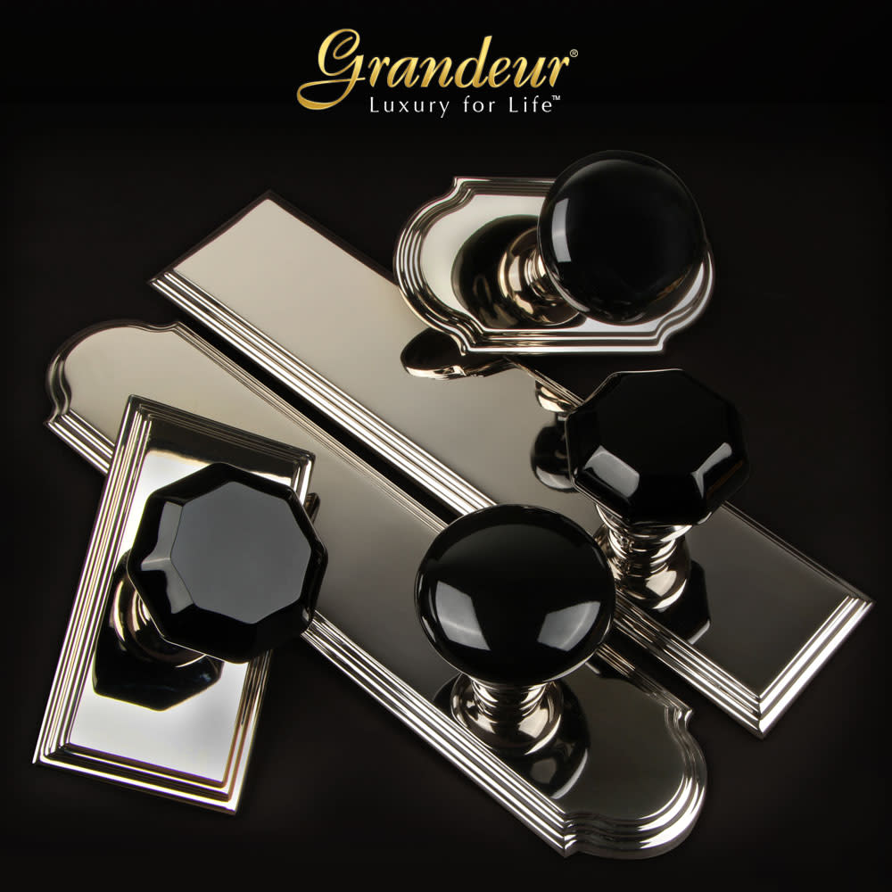 Grandeur Carcov Tp Prv 234 Lh Carre Solid Brass Tall Plate