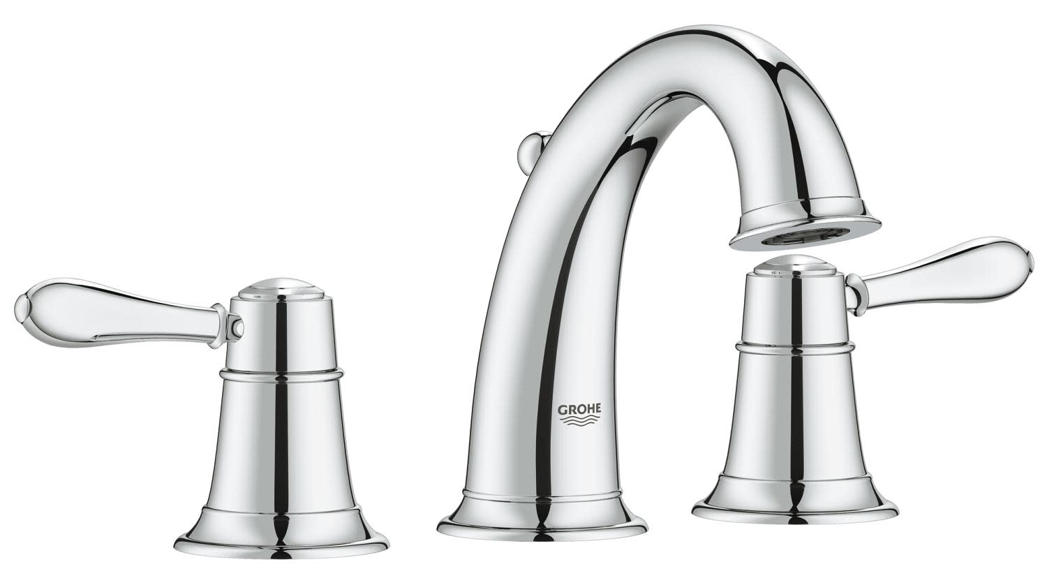 grohe push button bathroom sink faucets