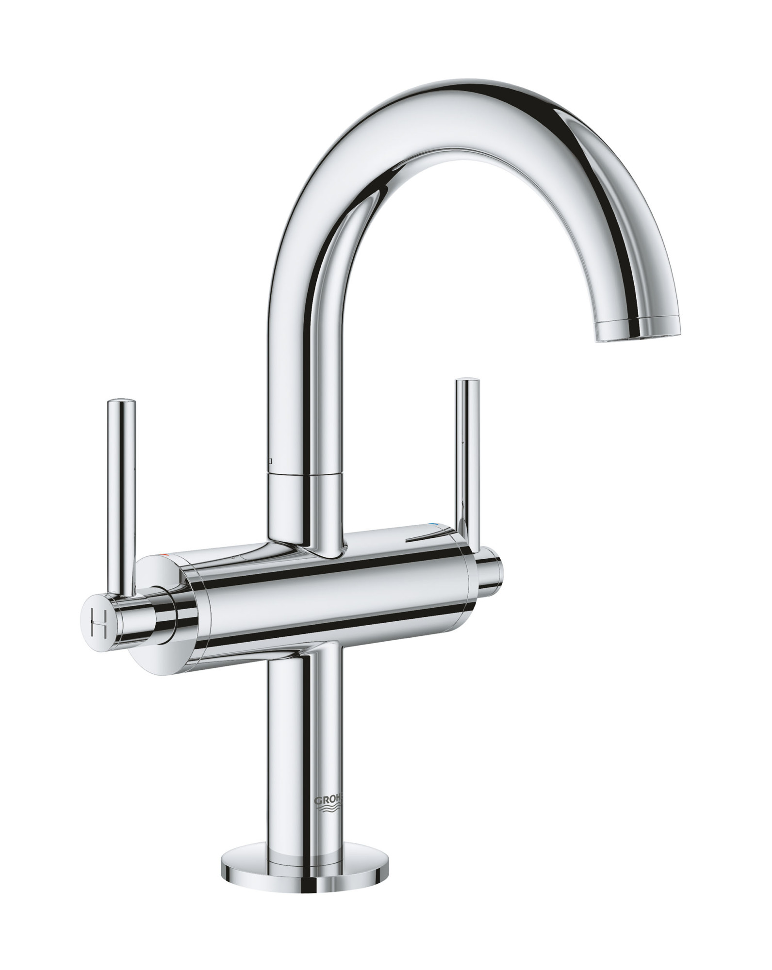 Grohe 18 027 3 Chrome Atrio Lever Handles For Bathroom Faucets eBay