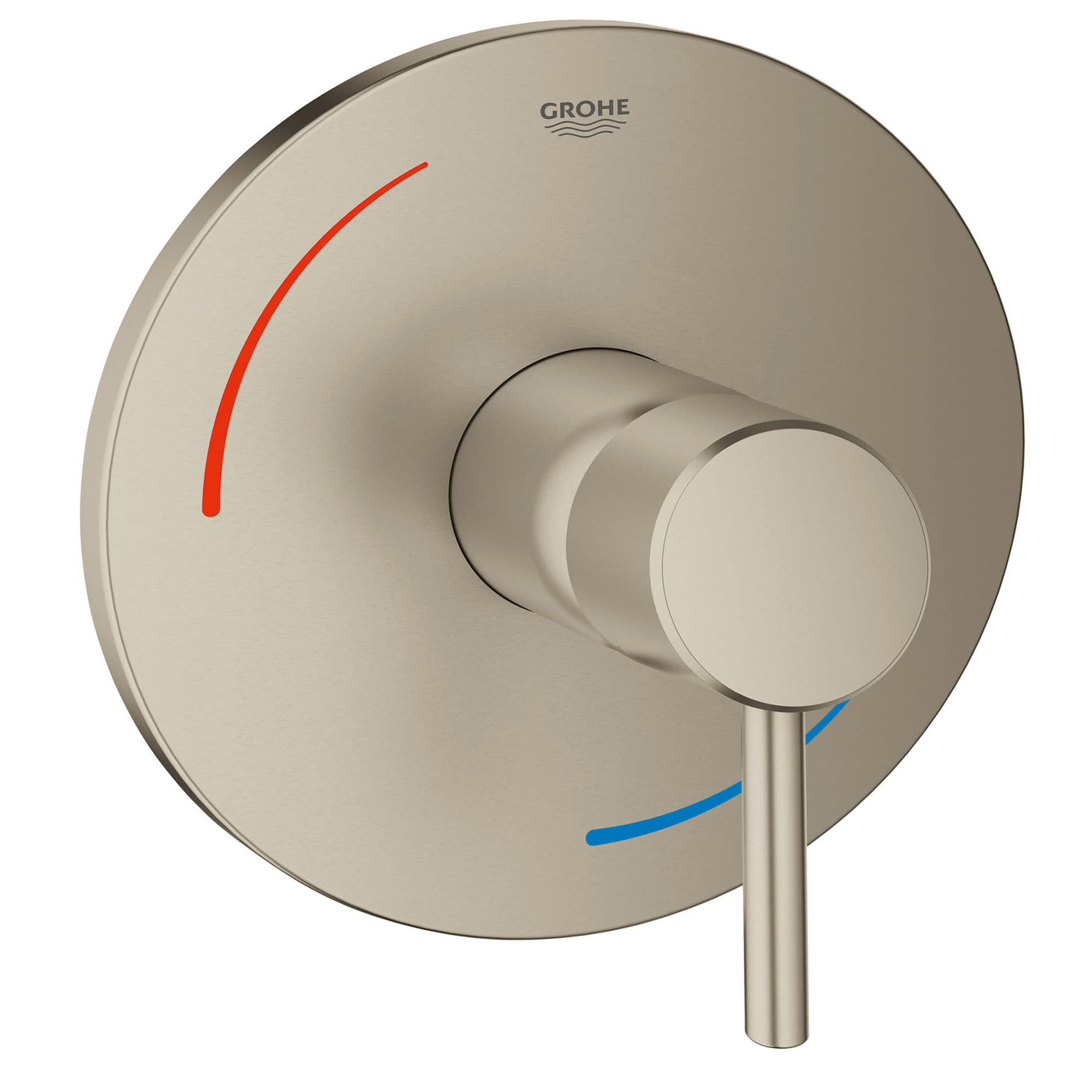 Grohe 29 100 Concetto Single Lever Handle Tub and Shower Valve Nickel