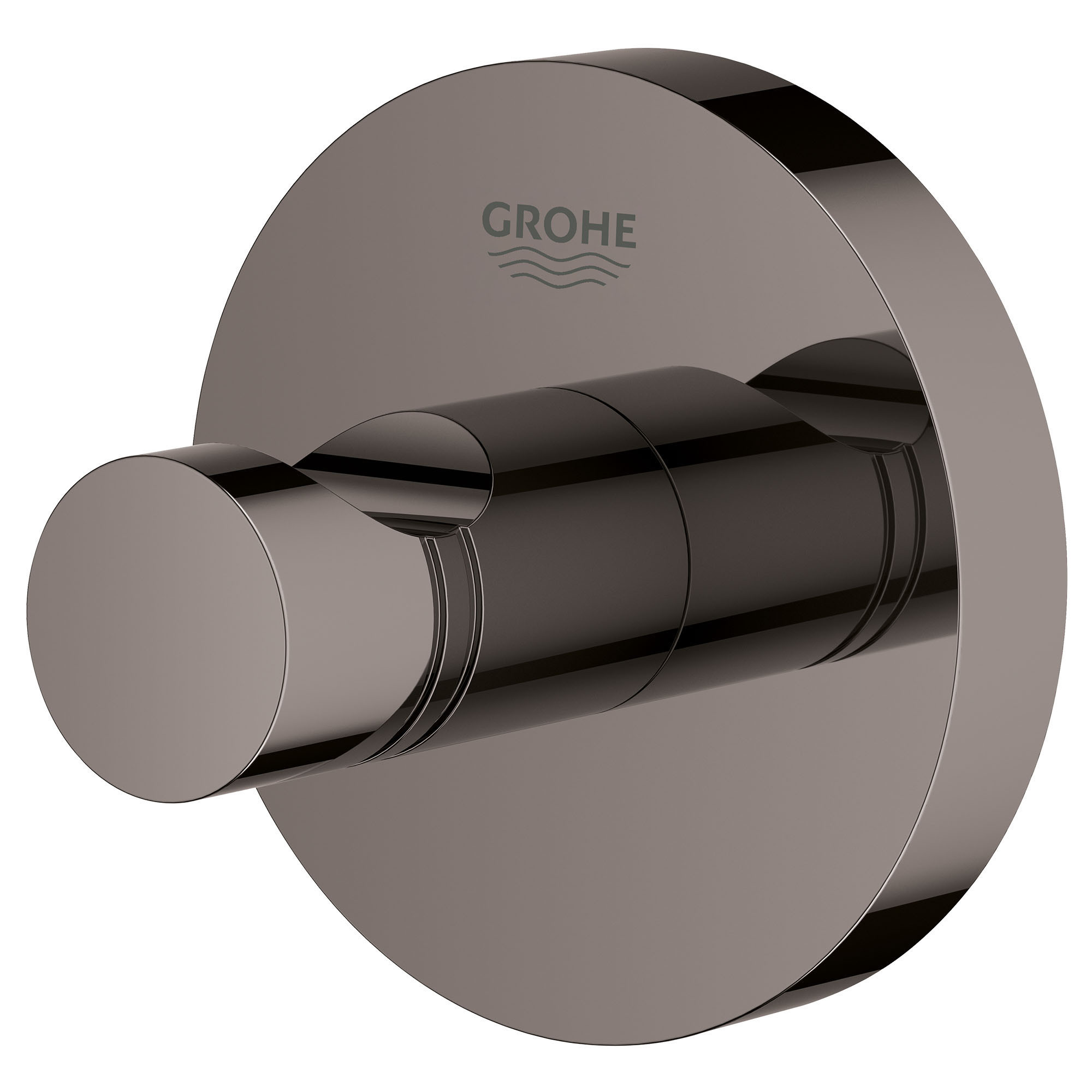 Grohe 40 364 1 Nickel Essentials Wall Mounted Single Robe Hook eBay