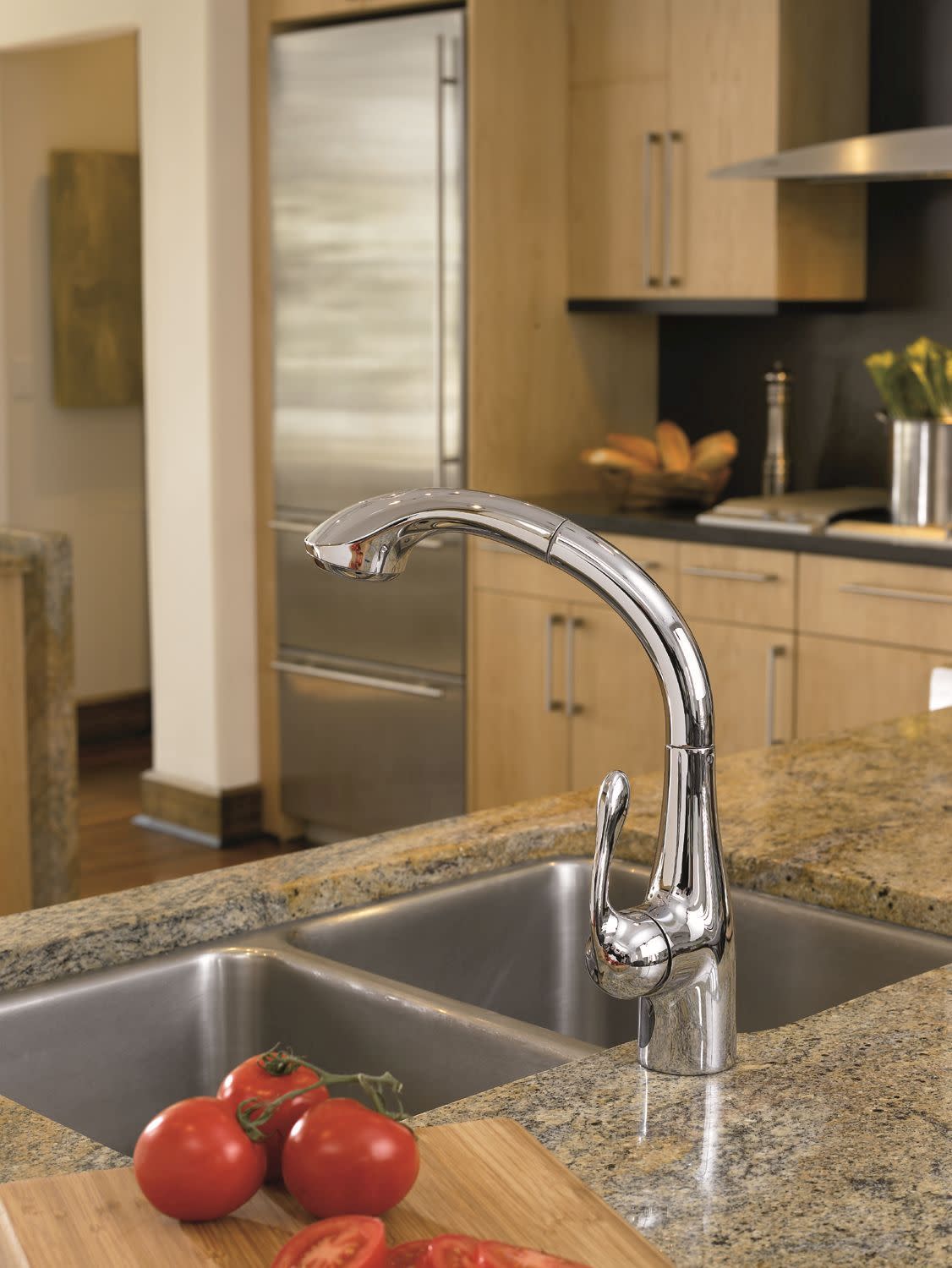 Hansgrohe 06461 Allegro E Pull Out Kitchen Faucet Silver Ebay