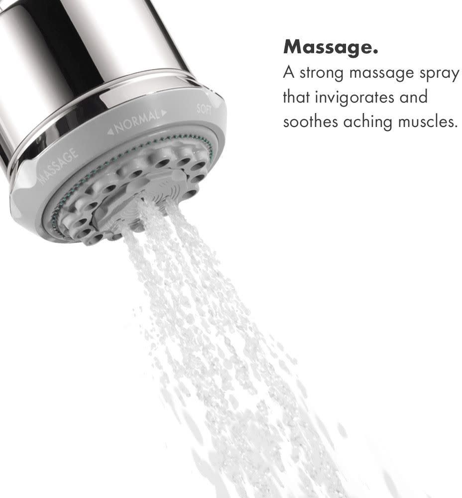 Hansgrohe 28496 Nickel Clubmaster Multi Function 2 5 Gpm Shower Head