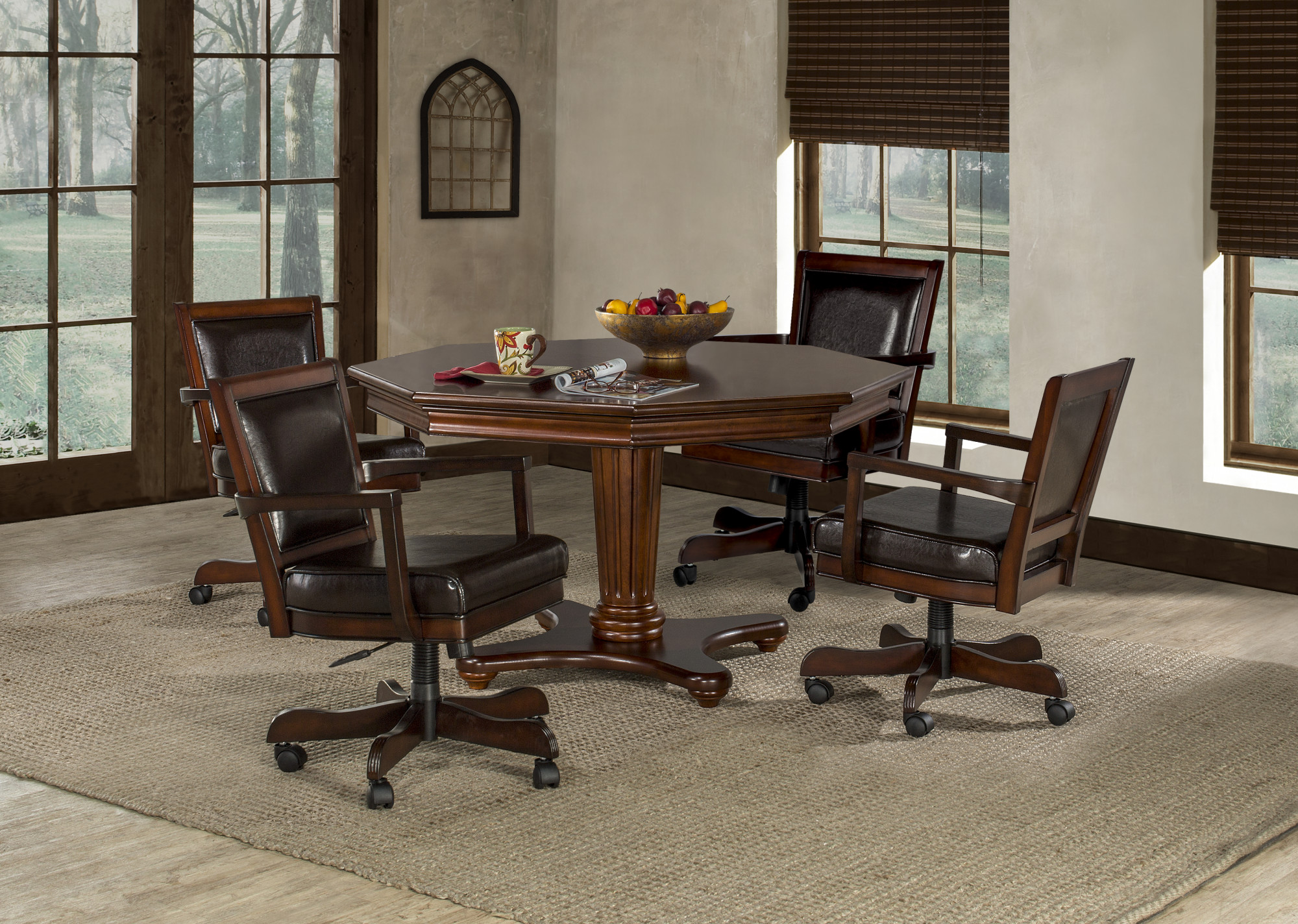Hillsdale Furniture 6124GTBC Ambassador 52" Diameter 5 Piece Wood