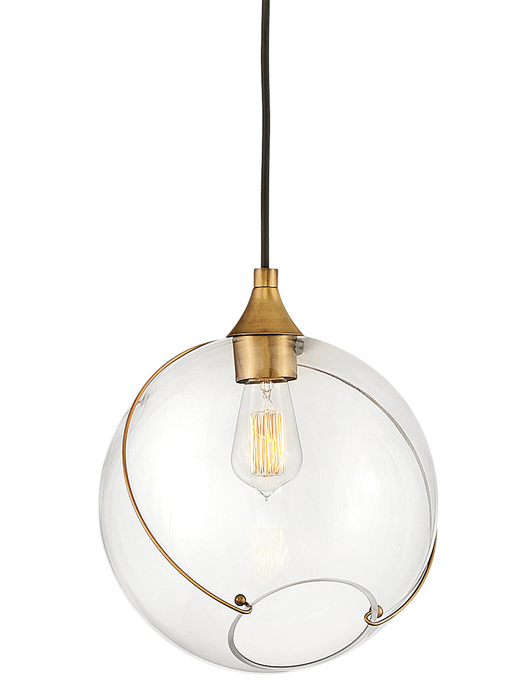Hinkley Lighting 30303R Brass Skye Single Light 11"W Lisa Mcdennon
