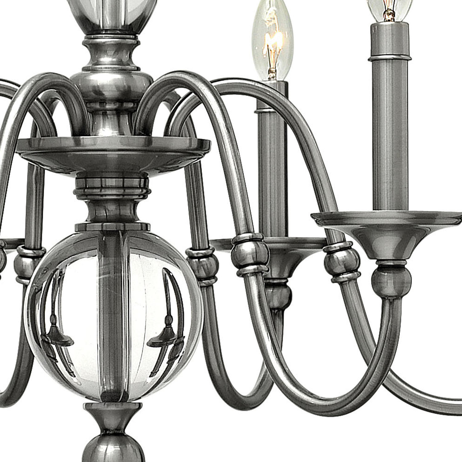 Hinkley Lighting 4956 6 Light 1 Tier Candle Style Chandelier - Brass | EBay