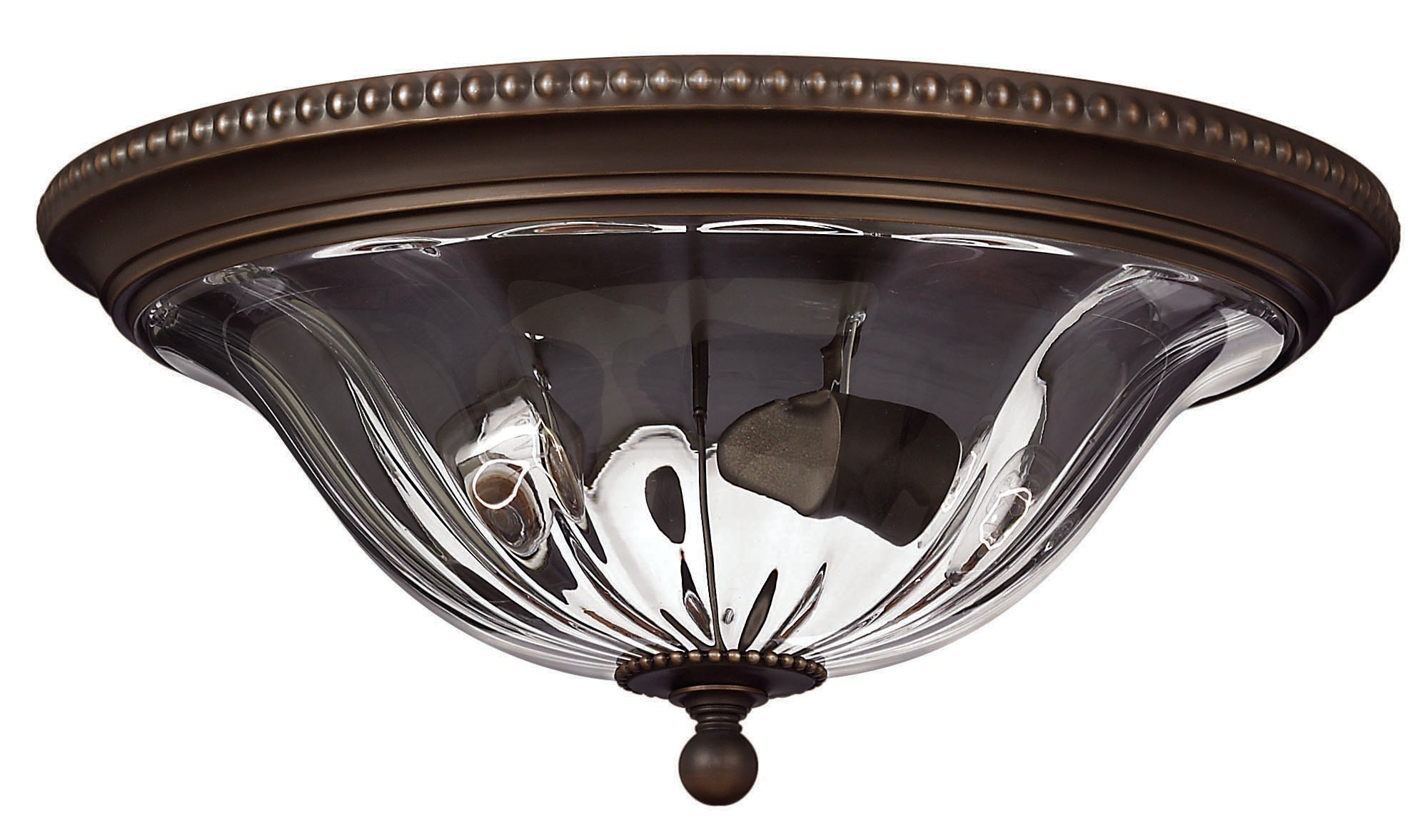 Hinkley Lighting H3616 2 Light Indoor Flush Mount Ceiling Fixture ...