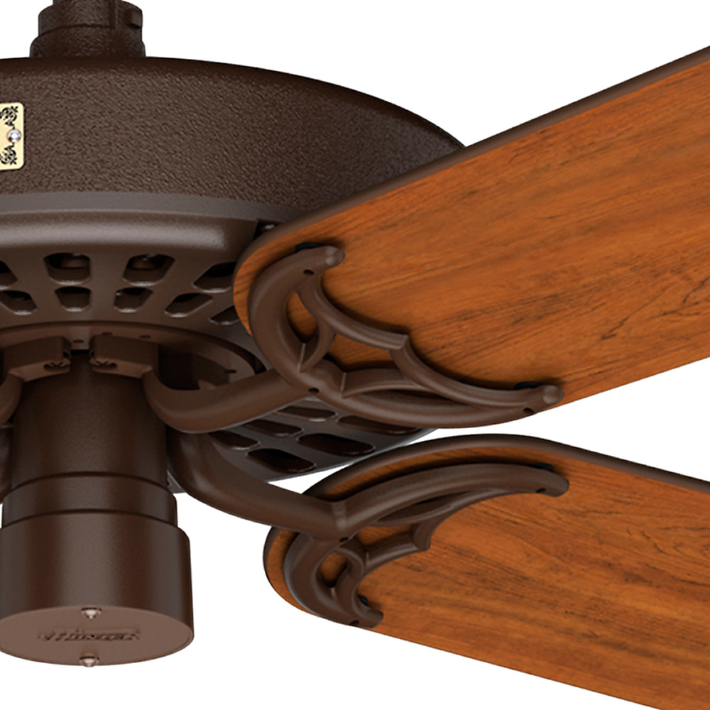 Hunter Original 52" Indoor / Outdoor Ceiling Fan 5 Reversible Black