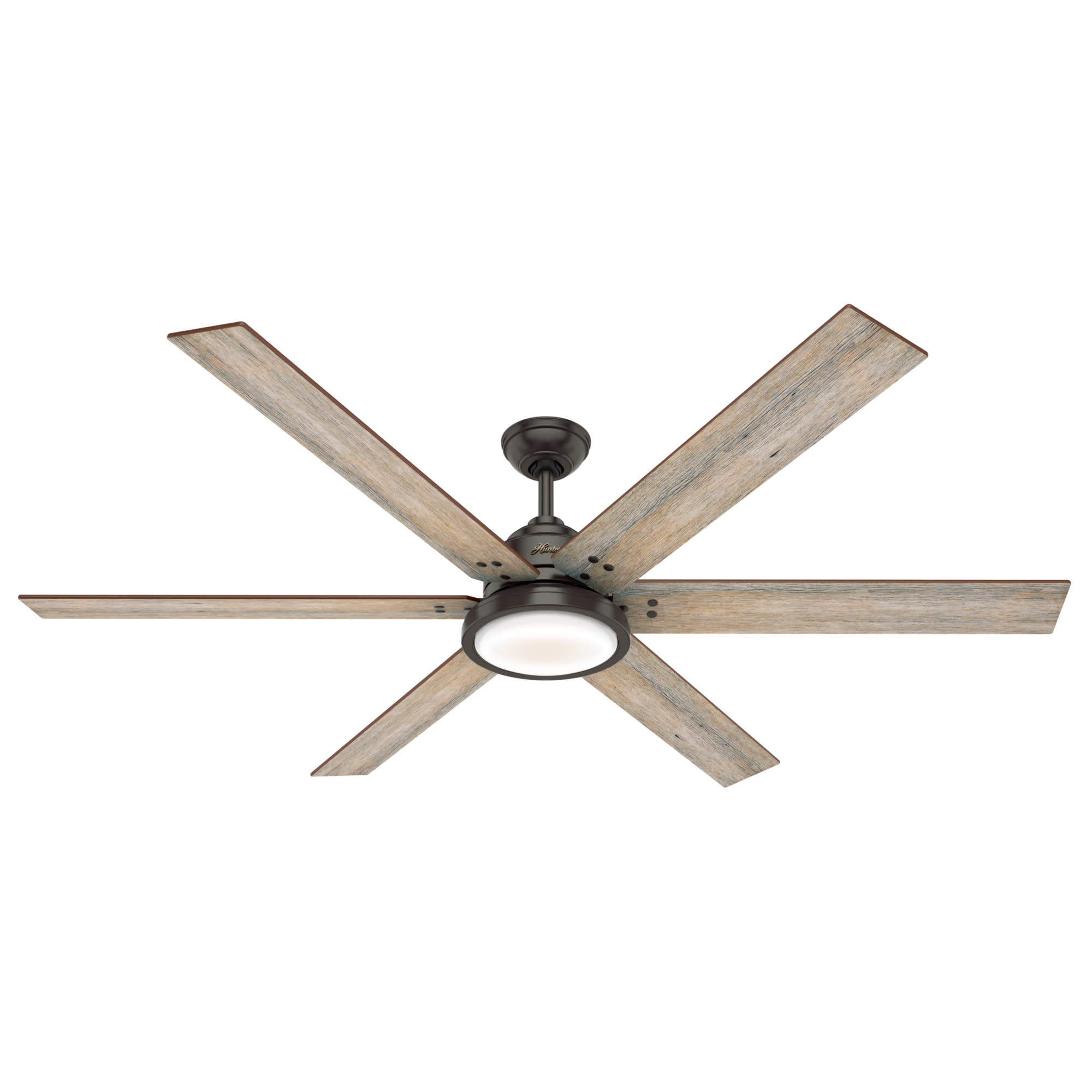 Details About Hunter Warrant 70 Led Warrant 70 6 Blade Ceiling Fan Bronze