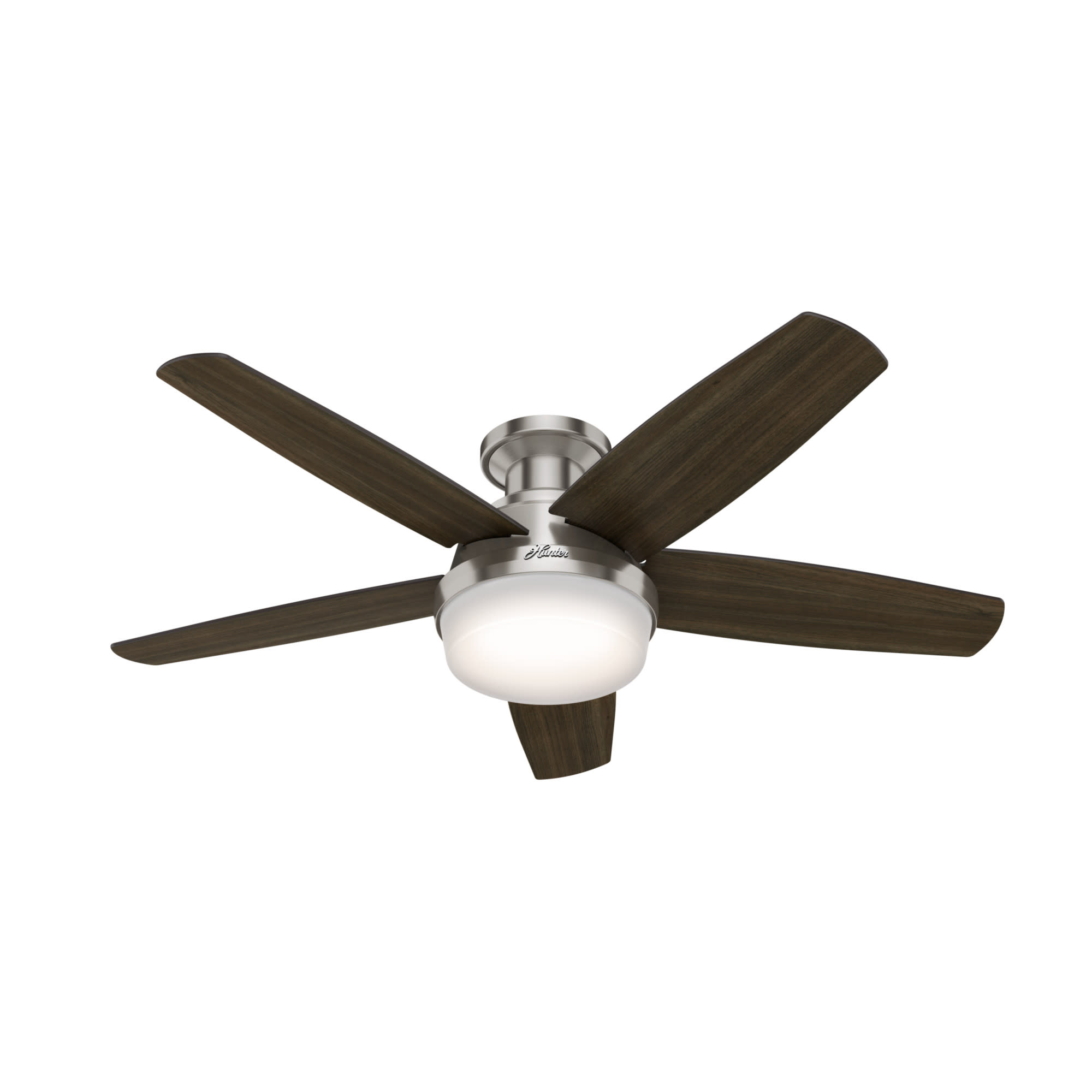 Hunter Avia 48 LED Low Profile Avia 48" 5 Blade LED Ceiling Fan White