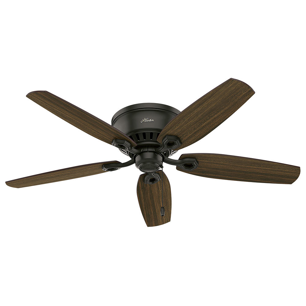 Hunter Builder 52 Low Profile 52" Hugger Ceiling Fan - 5 - Nickel