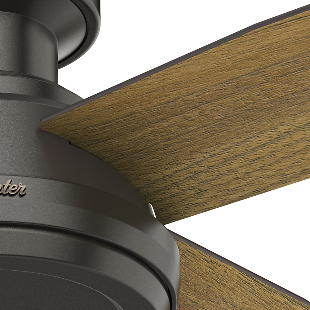 Hunter Dempsey 52 Low Profile 52" 4 Blade Indoor Ceiling Fan Bronze