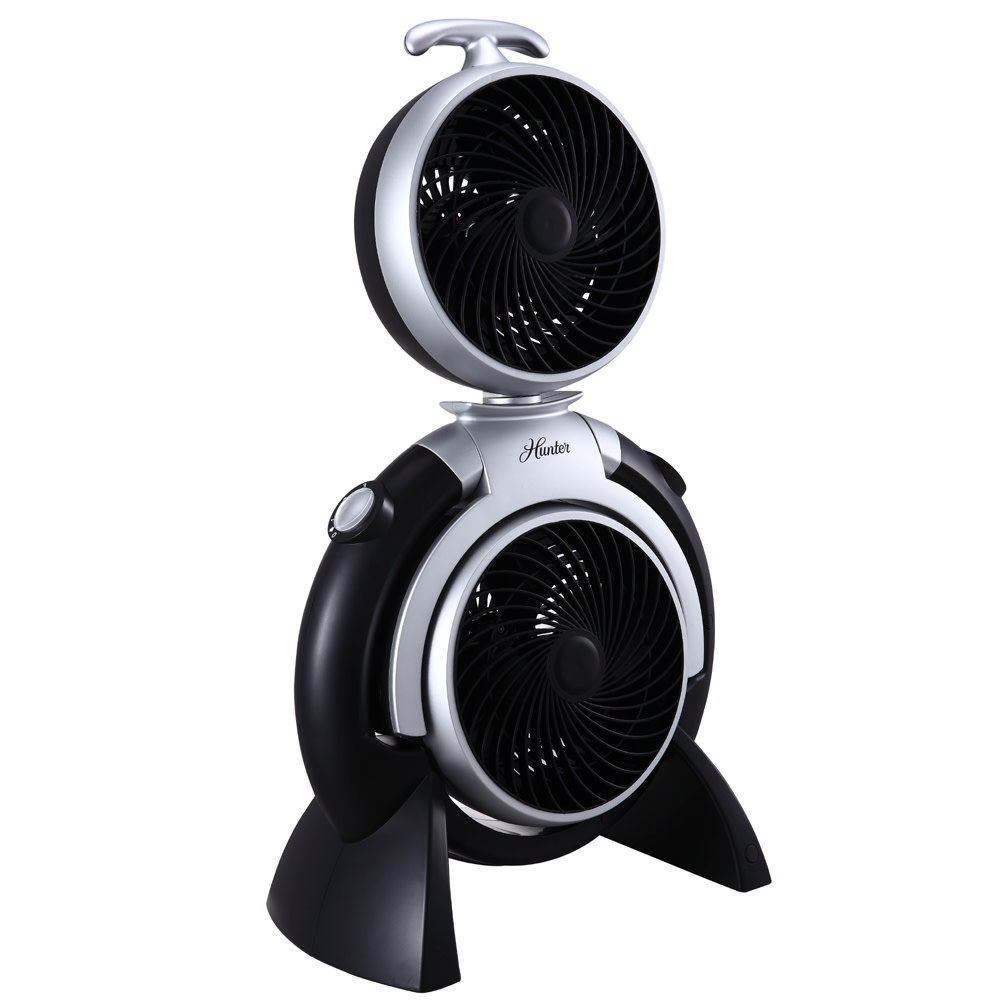 Hunter Home Comfort FSQQ (Gold Accent) 10"W 3 Speed Dual Adjustable