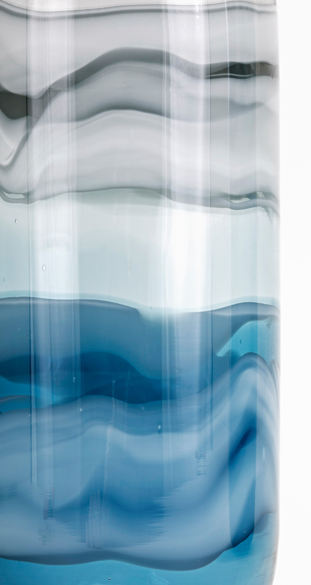 IMAX Home 15407 Blue Delphia 18"H Handcrafted Glass Vase | eBay