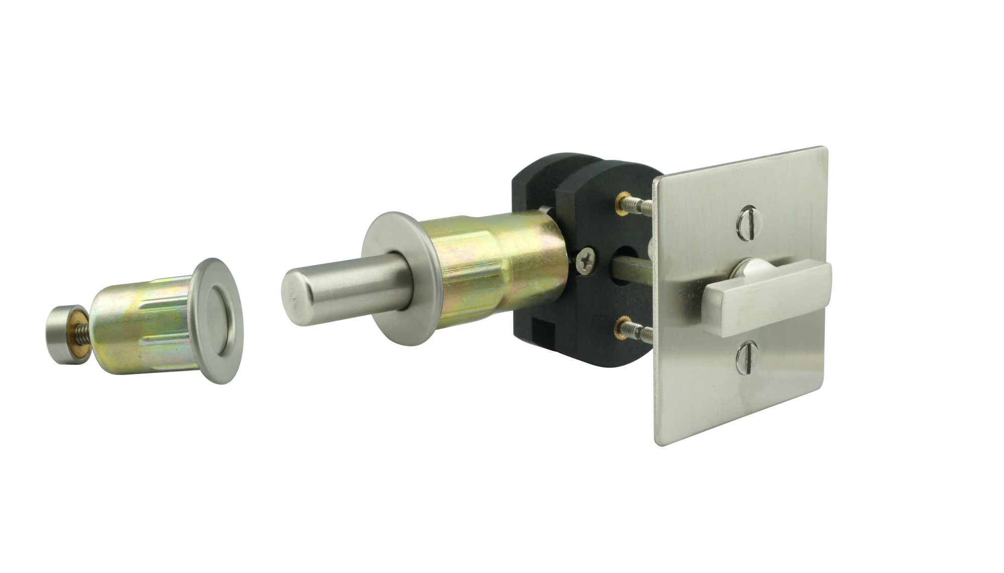 INOX EC1314BD4214 Privacy Lock for Sliding Barn Door Black eBay