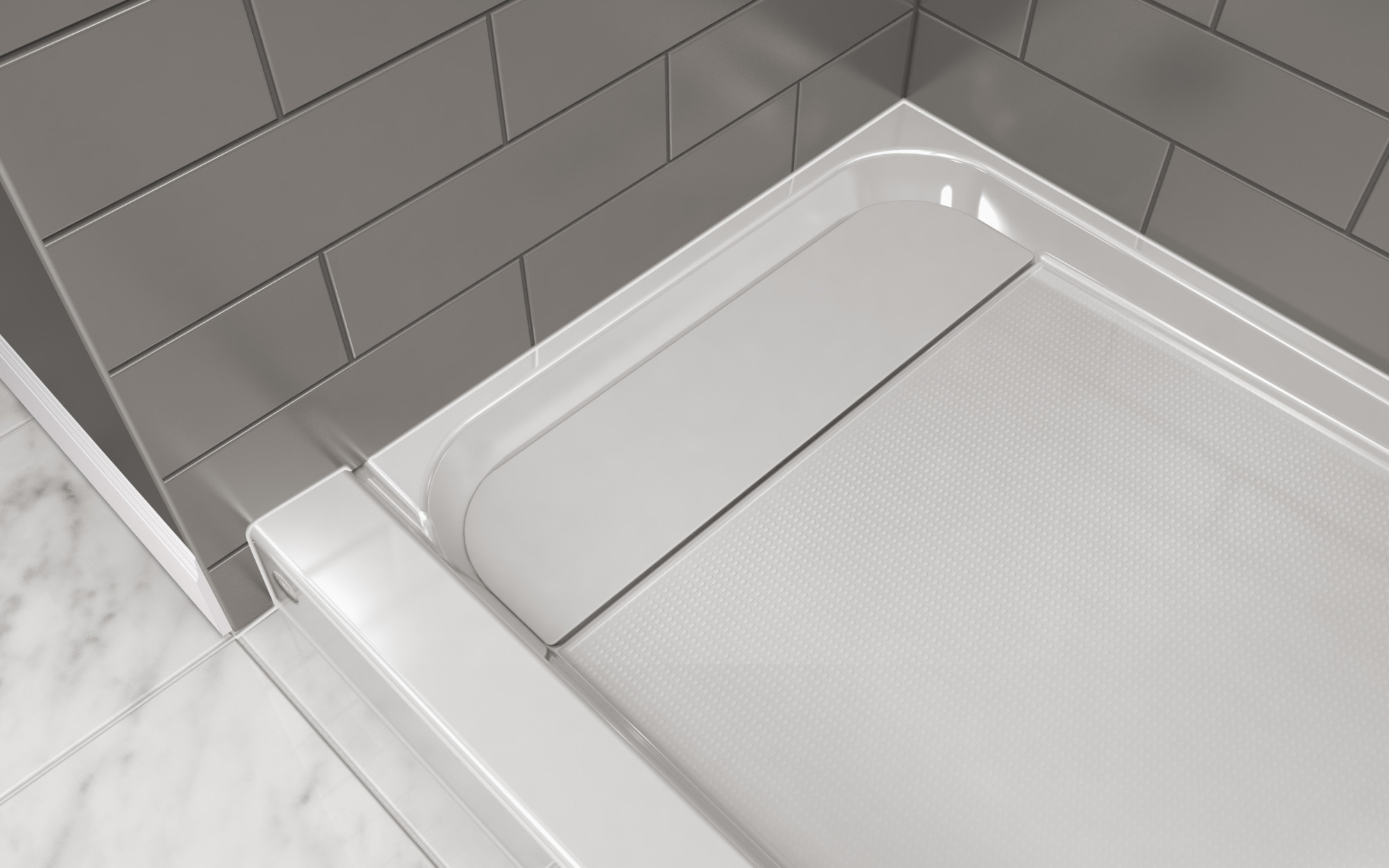 Jacuzzi CAT6030SRXXXXW Catalina 60" X 30" Rectangular Shower Pan