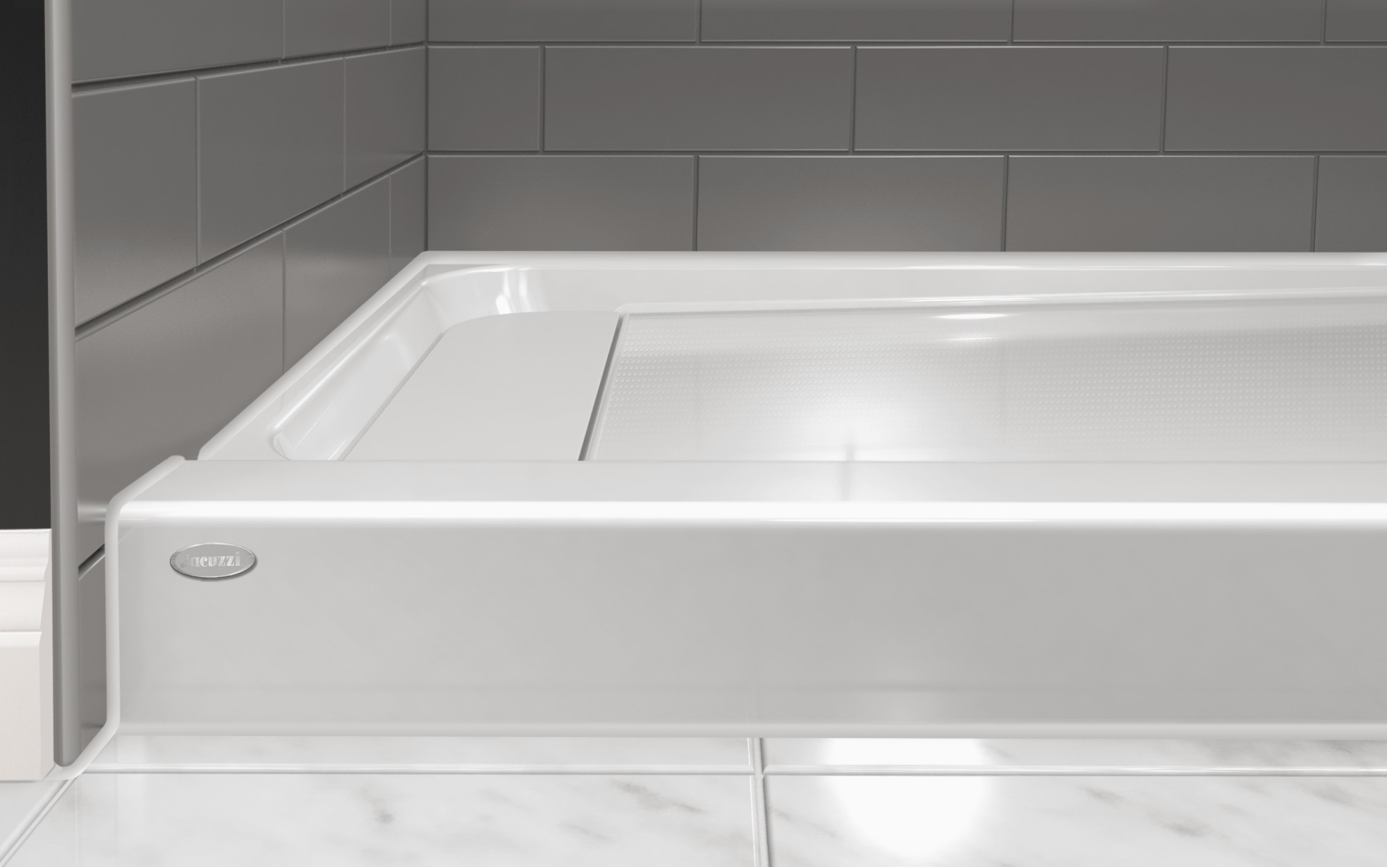Jacuzzi CAT6030SRXXXXW Catalina 60" X 30" Rectangular Shower Pan