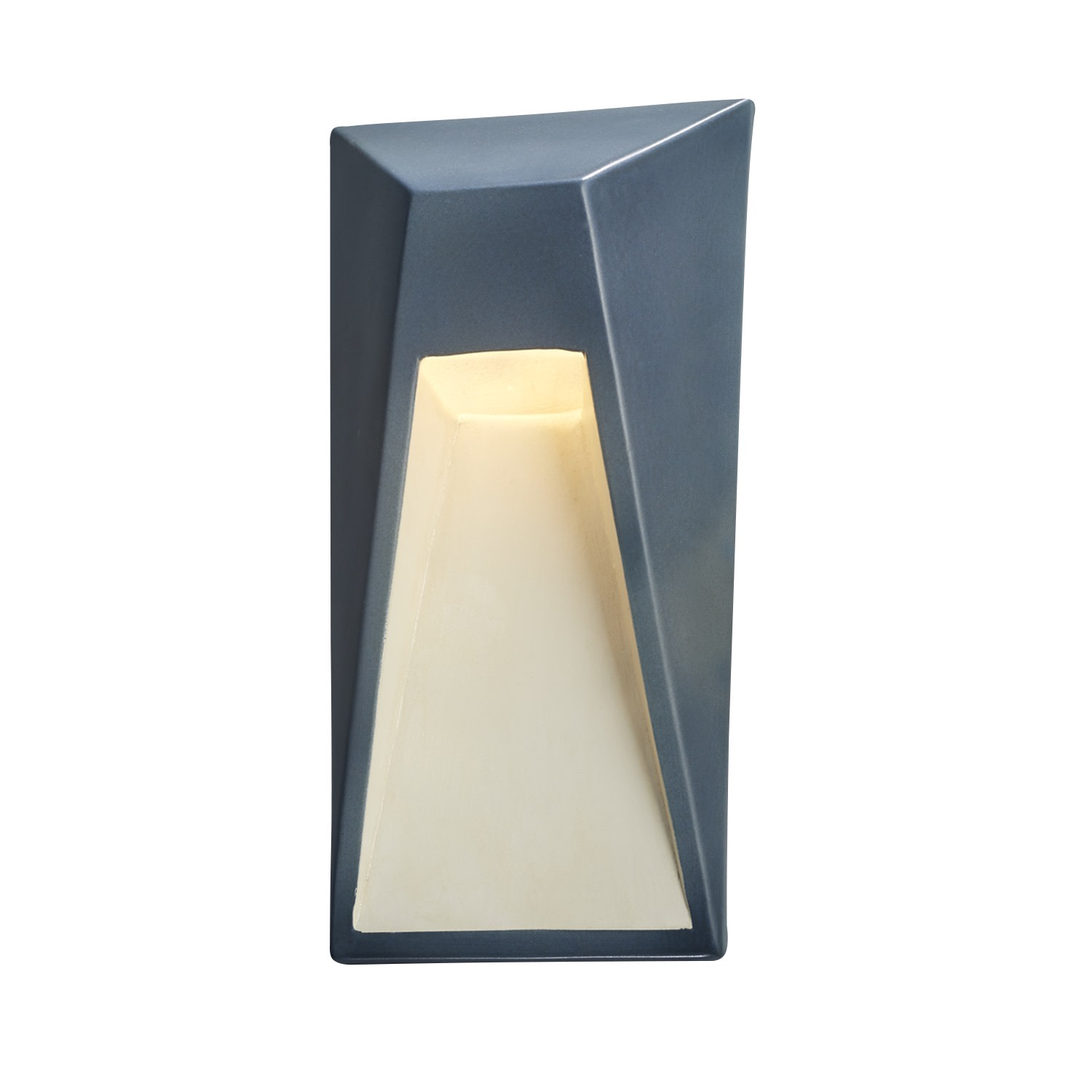 Justice Design Group Ambiance Collection 1-Light Wall Sconce Real Rust Finish