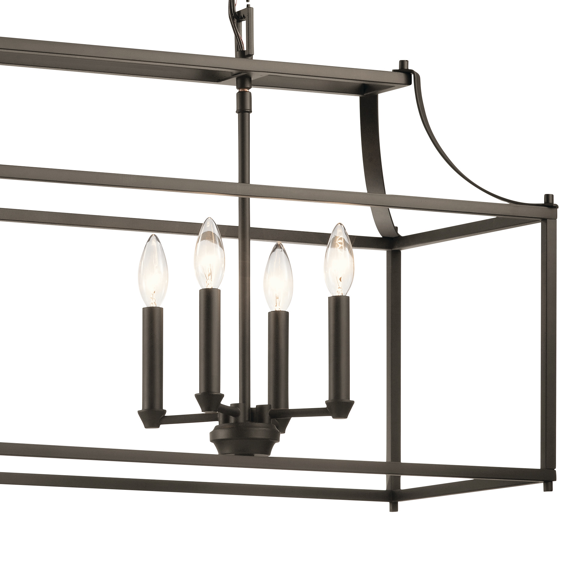 Kichler 42497 Nickel Morrigan 8Light 40"W Taper Candle Chandelier eBay