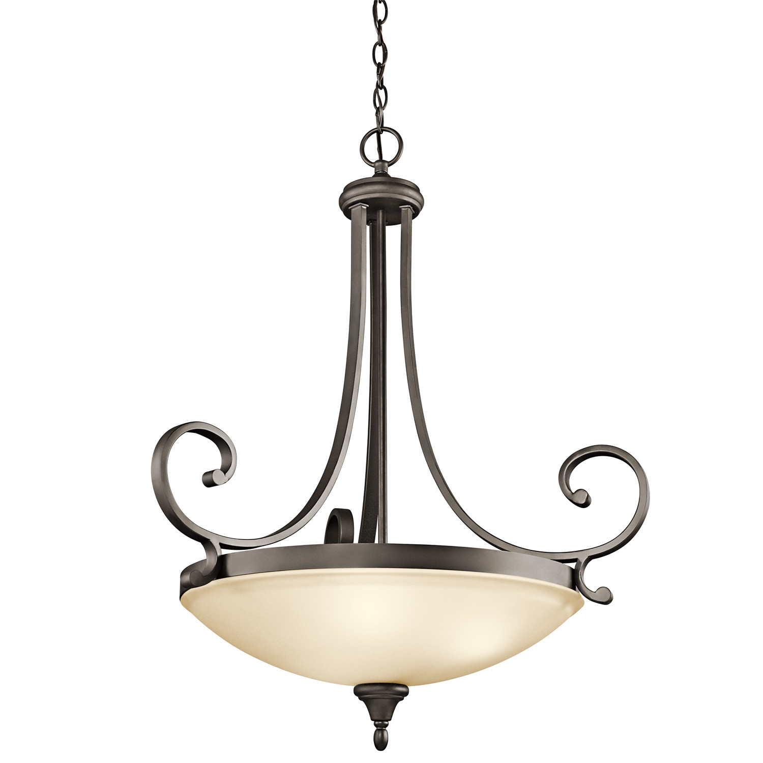Kichler 43164oz Olde Bronze Monroe 3 Light Pendant Kichler 43164 Monroe 3 Light Pendant