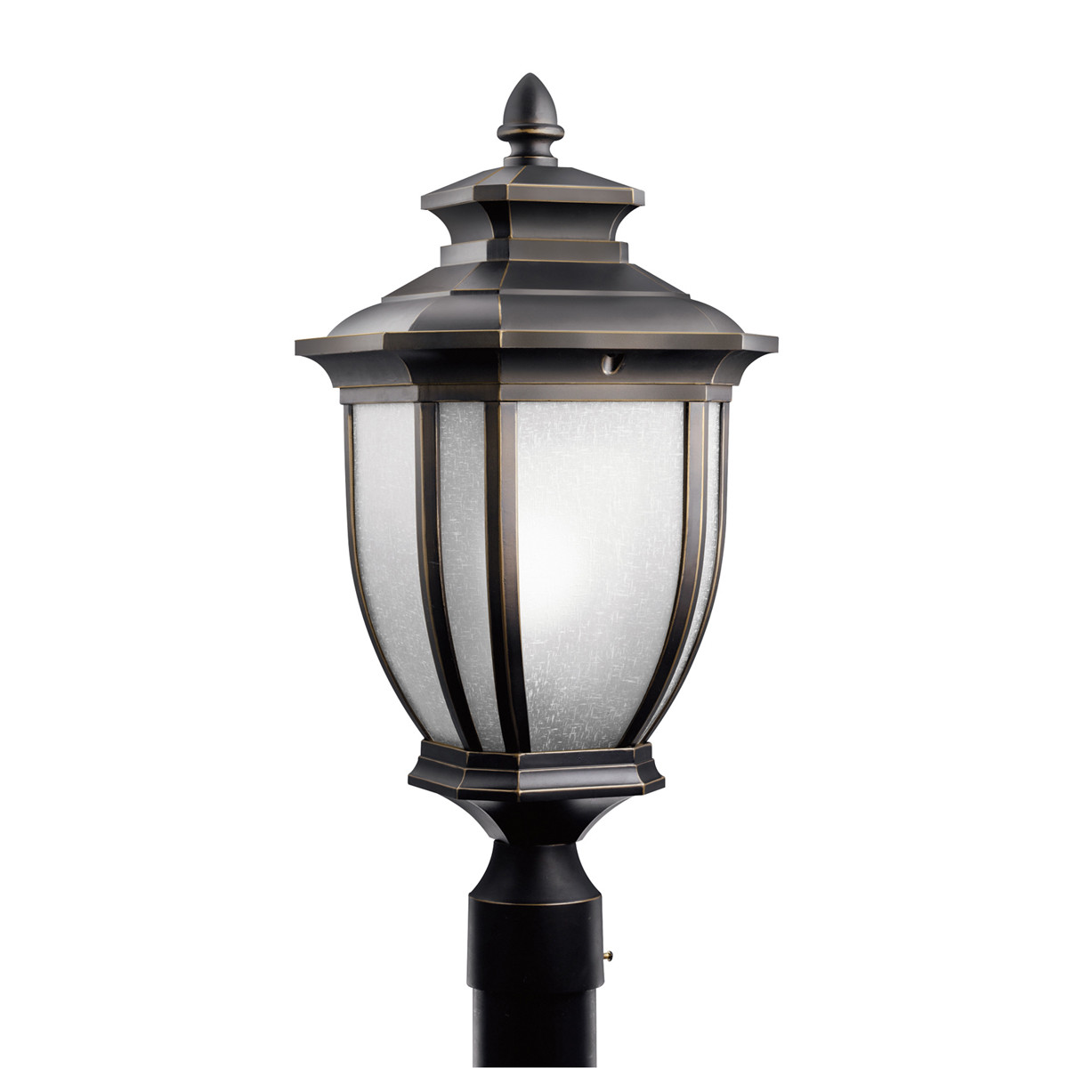 Kichler 9938 Salisbury 1 Light 22" Tall Outdoor Post Light Bronze eBay
