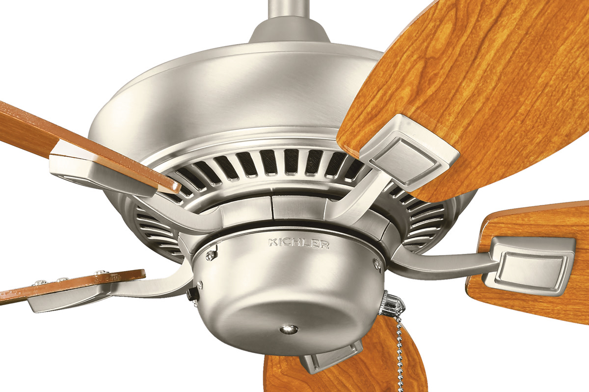 Kichler 300103 Canfield 30" Indoor / Outdoor Ceiling Fan Nickel eBay