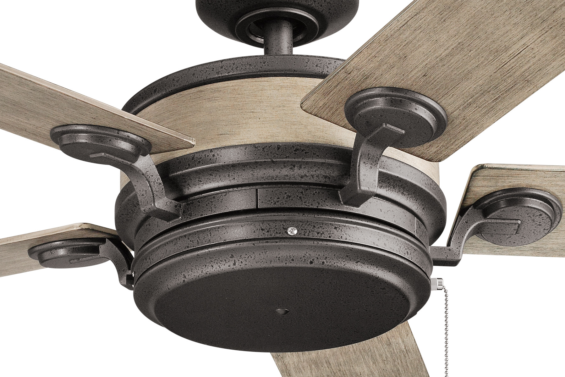 Kichler 310085 Uma 60&quot; Indoor / Outdoor Ceiling Fan Anvil Iron eBay