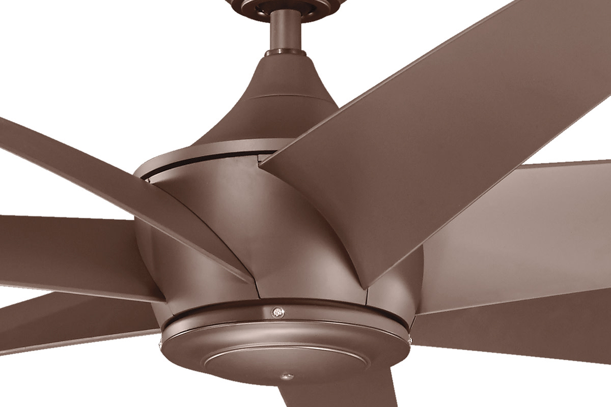 Kichler 310115 Lehr 80" Indoor / Outdoor Ceiling Fan Silver eBay
