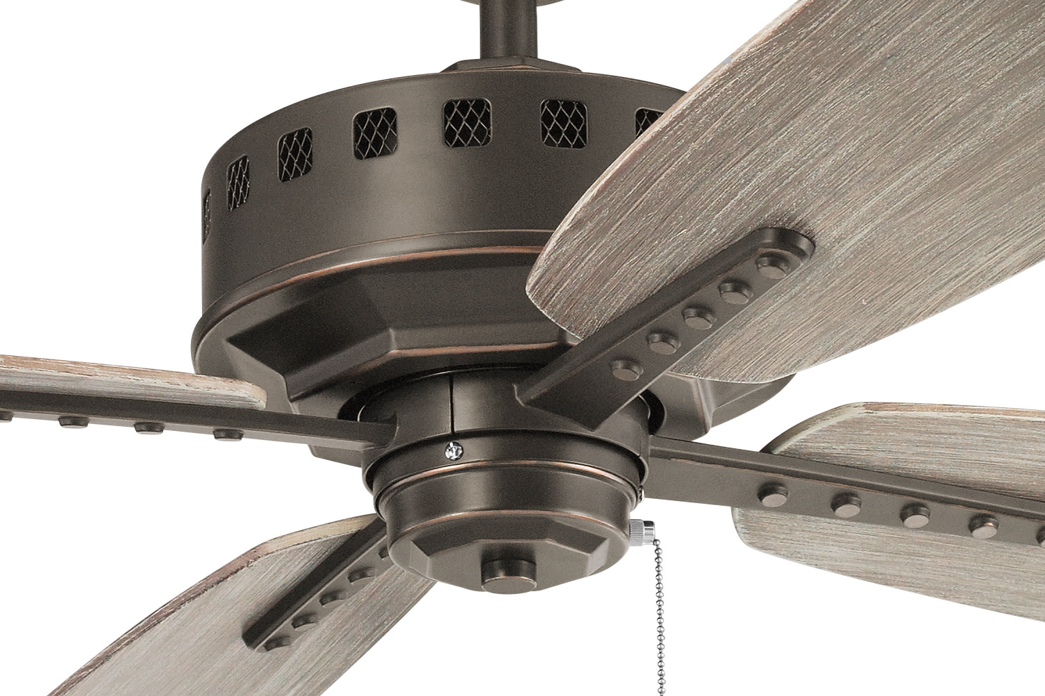 Kichler 310165 Eads 65" Indoor / Outdoor Ceiling Fan Weathered Zinc