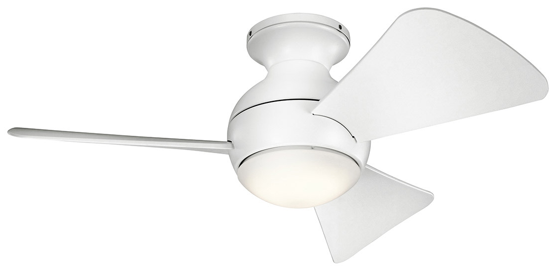Kichler 330150 Sola 34 Indoor Outdoor Ceiling Fan White
