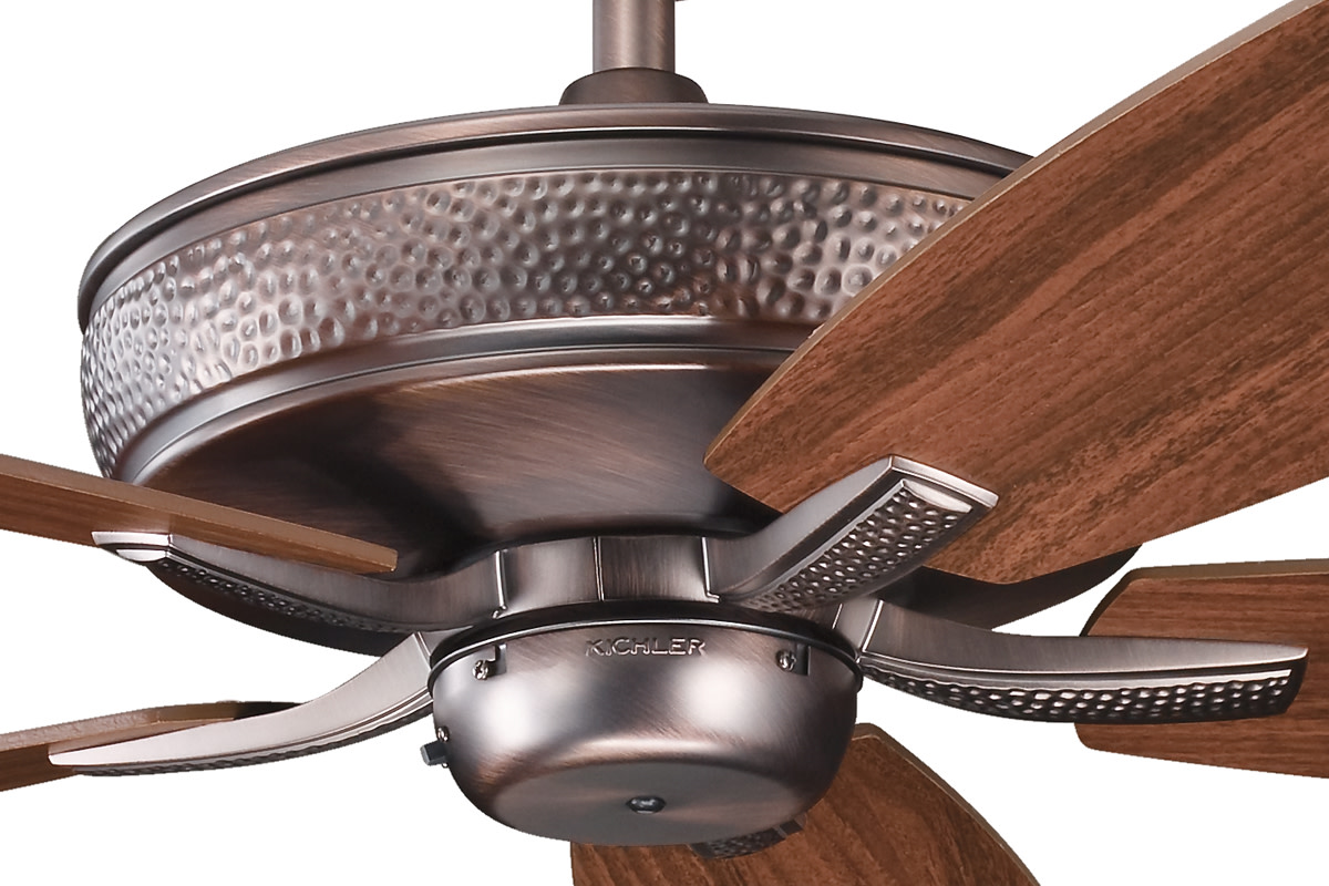 Kichler 339013 Monarch II 52" 5 Blade Indoor Ceiling Fan Grey eBay