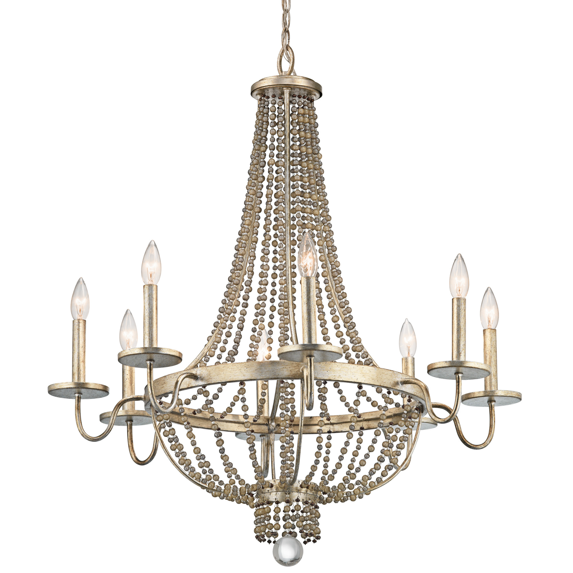 Kichler 43812 Gold Birkdale 30.5" 8Light Chandelier eBay
