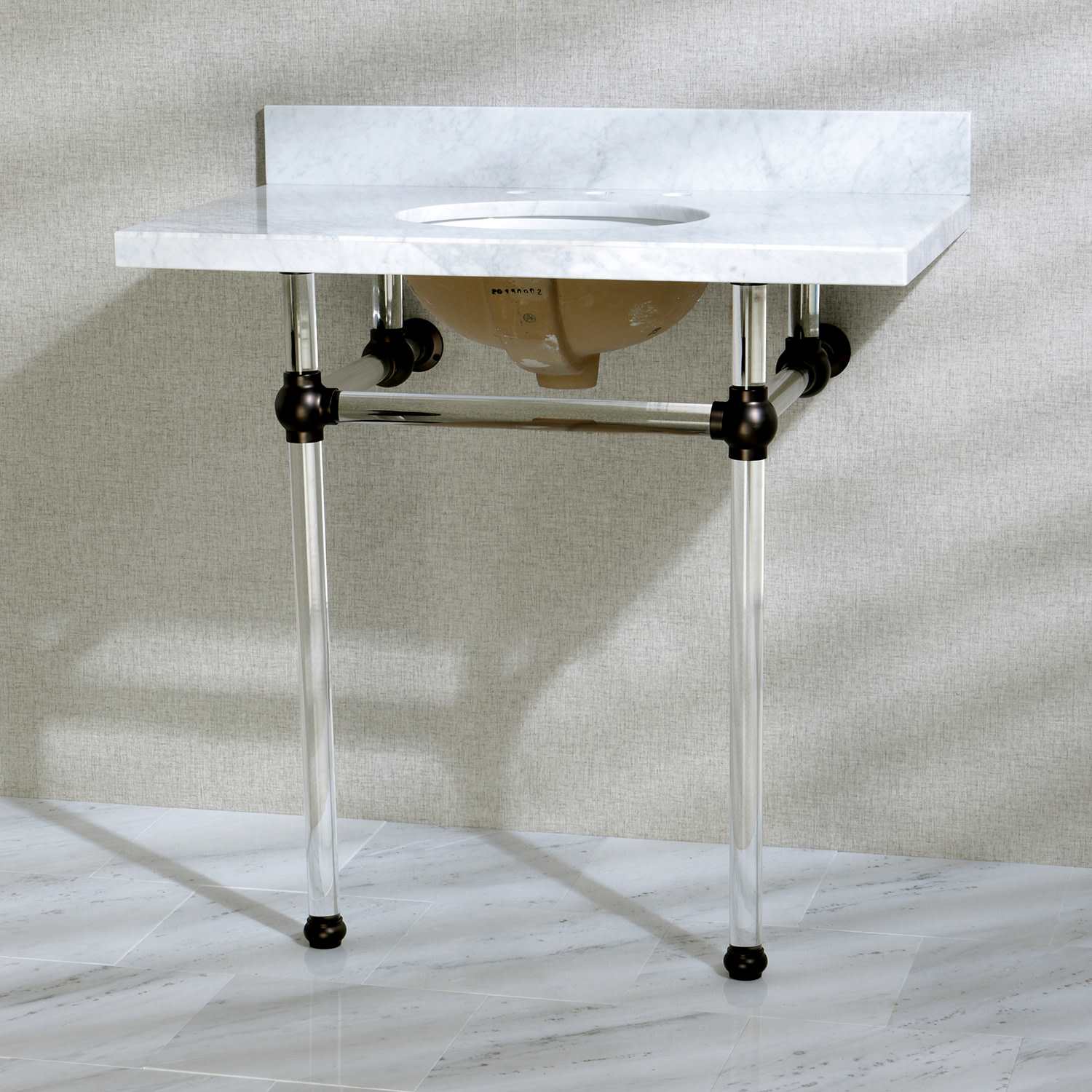 Kingston Brass KVPB36MA Templeton 36" Console Sink Chrome eBay