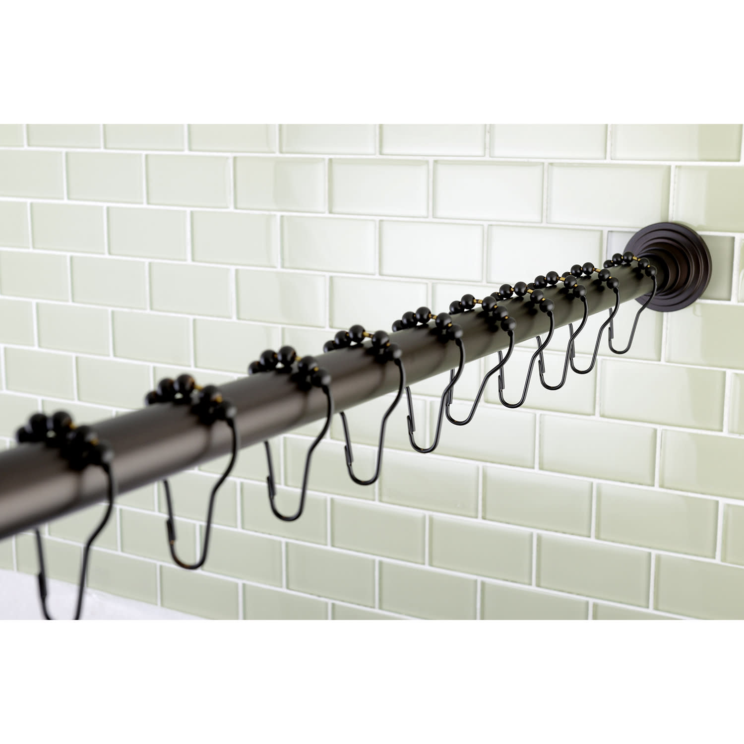 Kingston Brass SRK60 Edenscape Shower Curtain Rod Chrome 663370442186