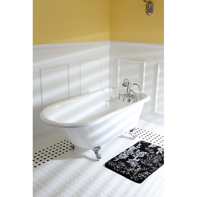 60 cast iron soaking tub