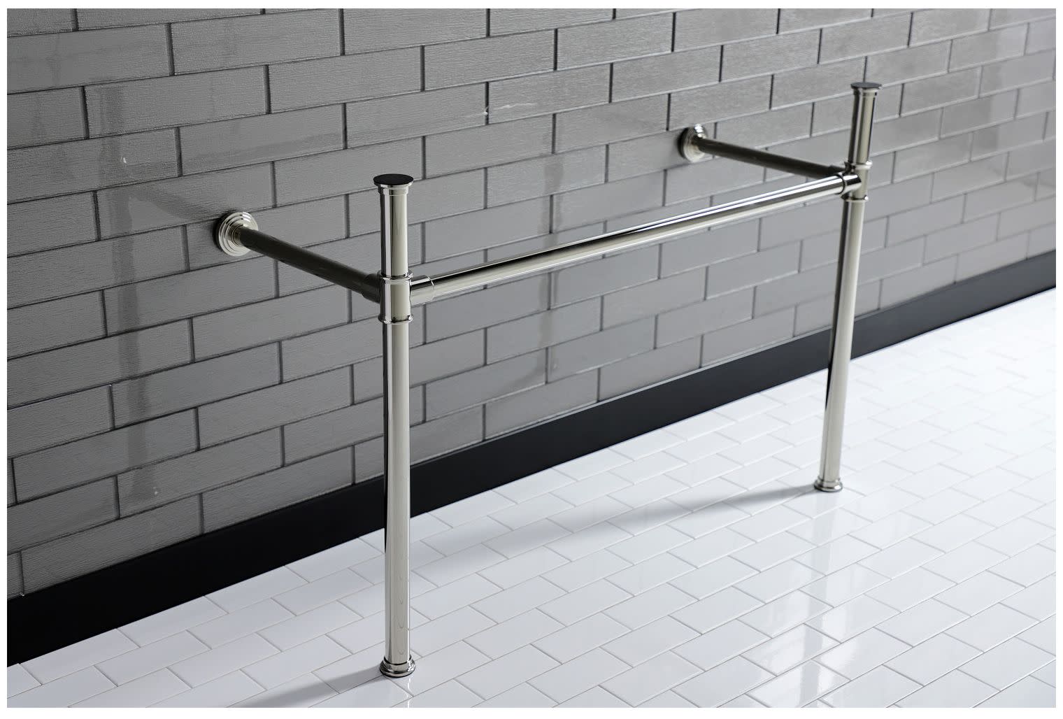 Kingston Brass VPB1488 Imperial Stainless Steel Console Legs Only