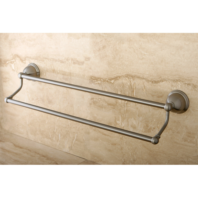 Kingston Brass BA3963 Restoration 24" Double Towel Bar - Chrome | eBay