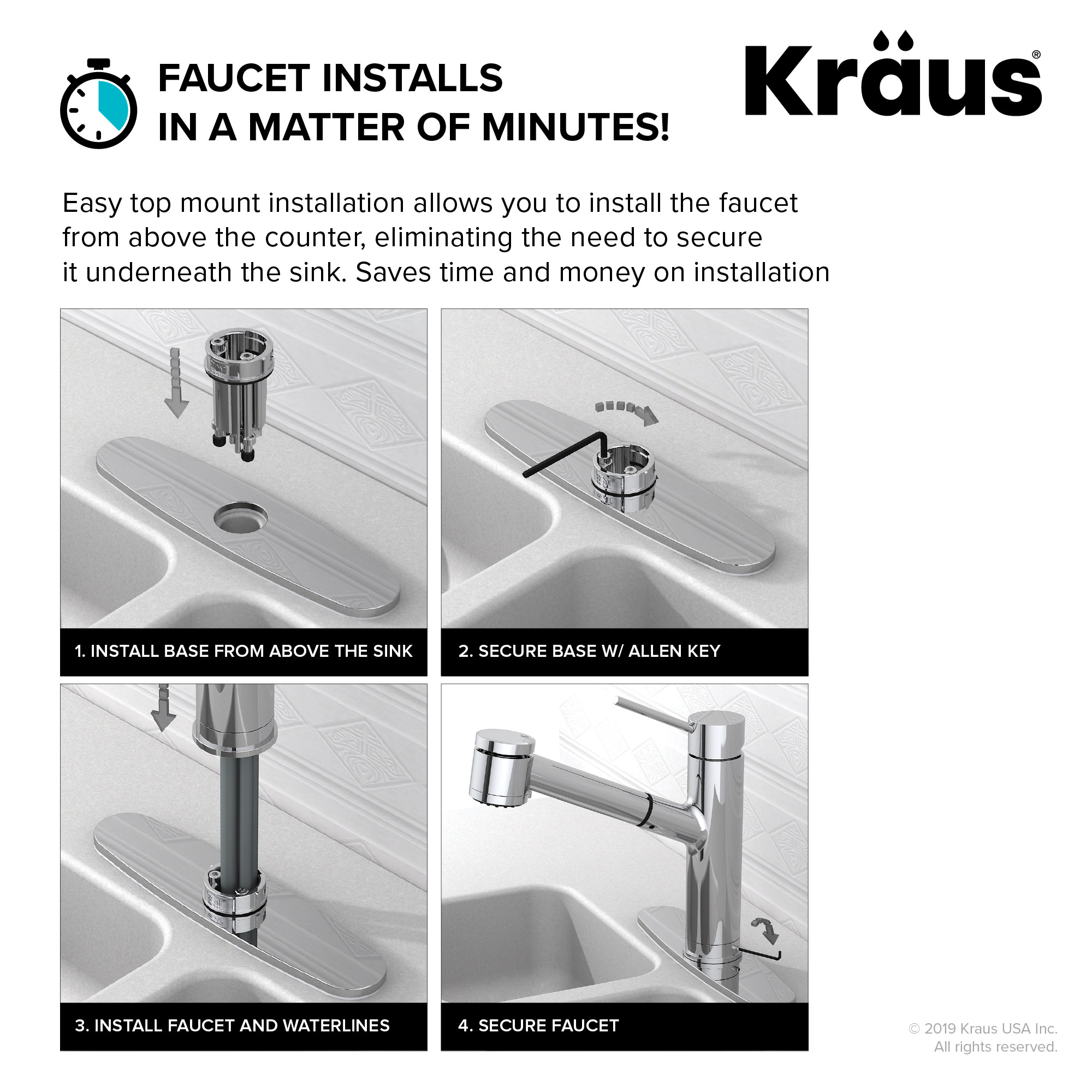 Kraus KPF 2620ch Modern Oletto Single Lever Pull Down Kitchen Faucet Chrome for sale online