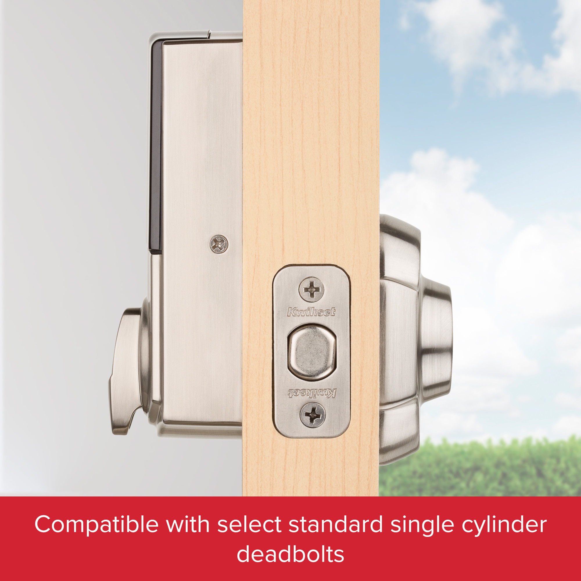 Kwikset 914CONVERTZW Convert Electronic Deadbolt Conversion Kit Nickel eBay