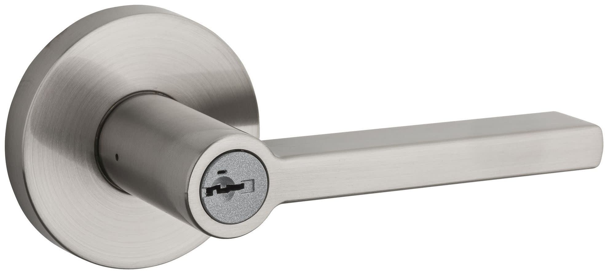 Kwikset 156HFLRDTS Halifax Single Cylinder Keyed Entry Door Nickel