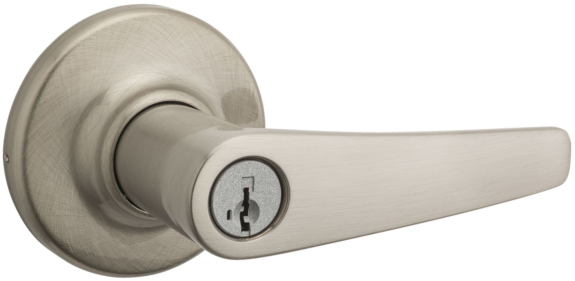 Kwikset 405DLS Delta Keyed Entry Door Leverset Nickel eBay