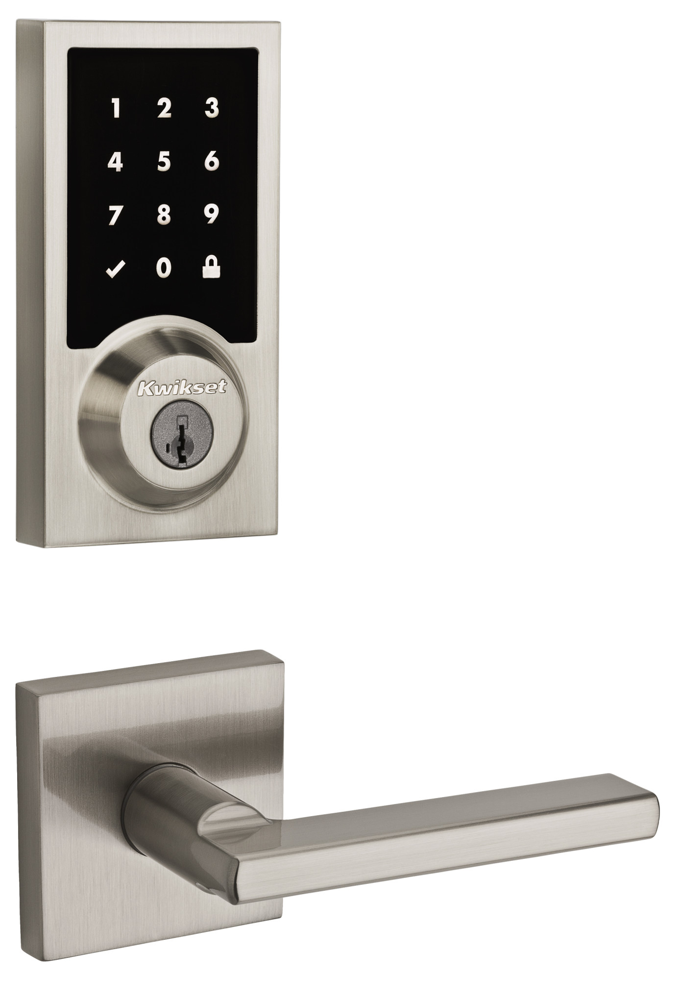 Kwikset 915CNTHFLSQTS SmartCode Touchscreen Electronic Deadbolt