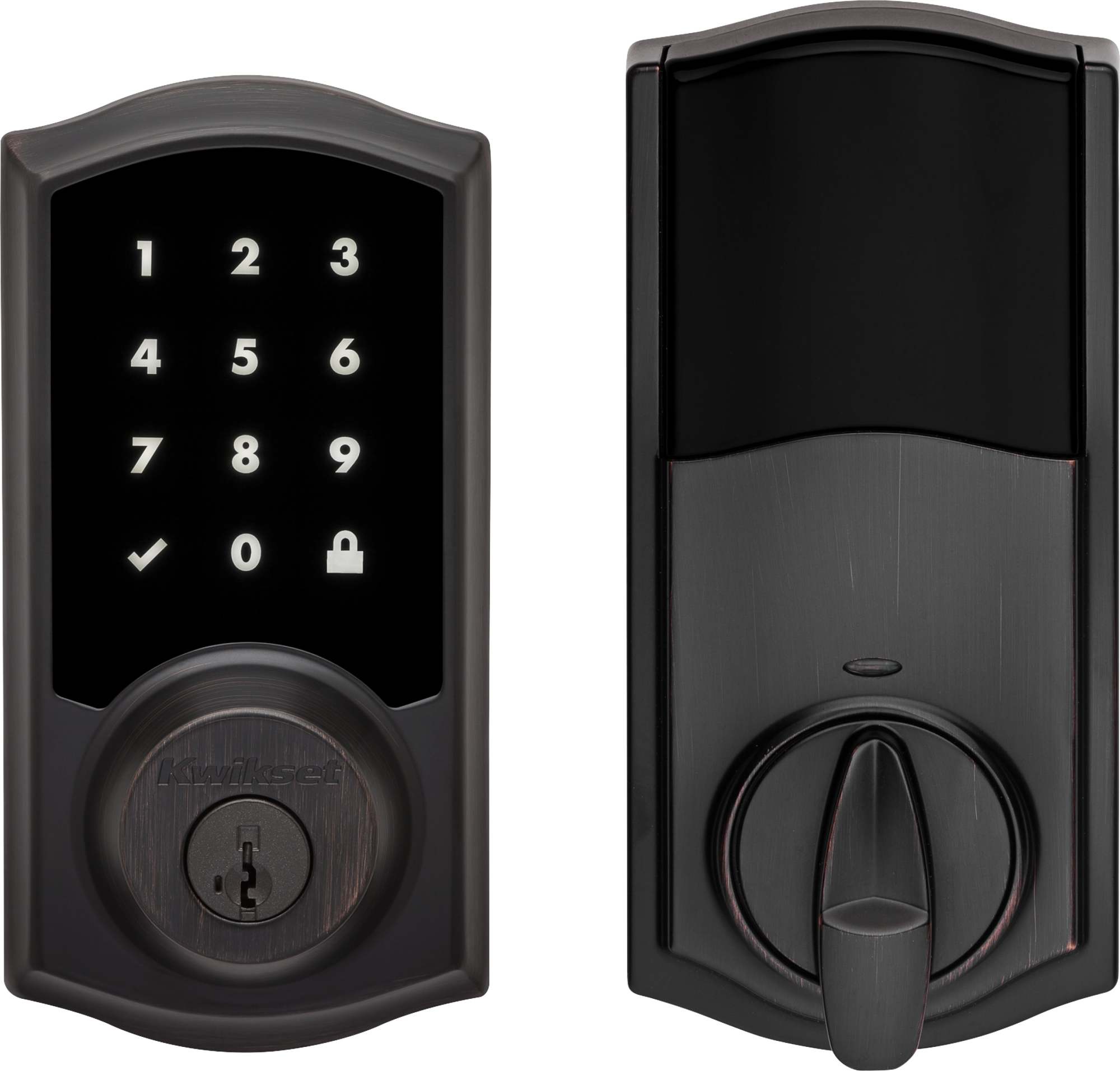 Kwikset 919TRL-S Premis Touchscreen Smart Lock Single Cylinder - Bronze ...