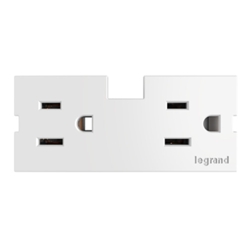 Legrand Aptr154 White Outlet Module For The Adorne Under Cabinet