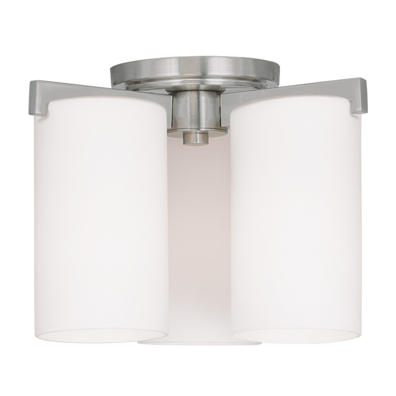 Details About Livex Lighting 1324 Astoria 3 Light Flush Mount Ceiling Fixture Nickel