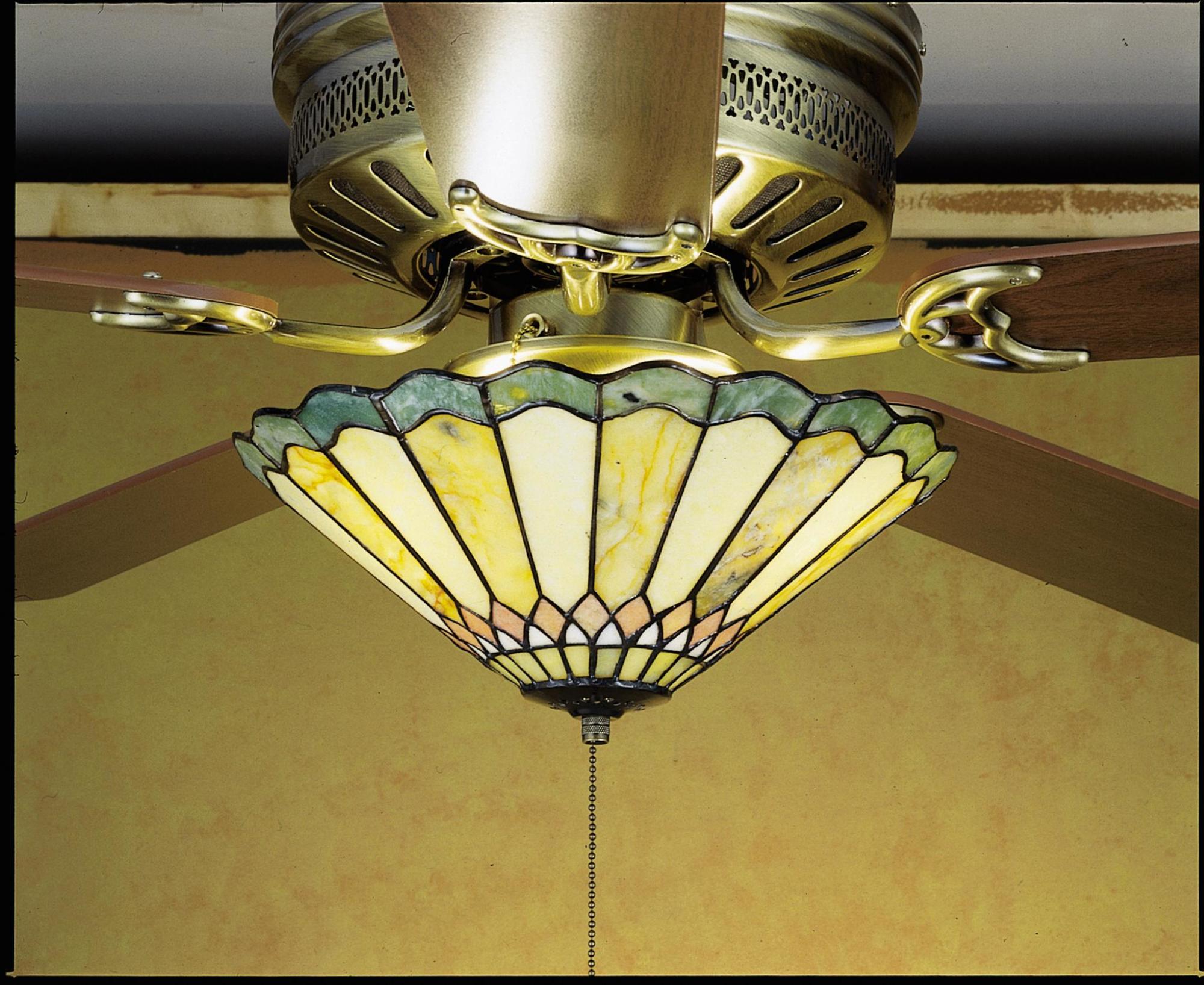 Meyda Tiffany 27449 Stained Glass / Tiffany Fan Light Kit Tiffany