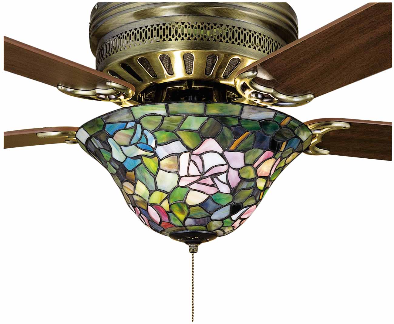 Meyda Tiffany 27448 Tiffany Glass Fan Light Kit From The Fixtures ...