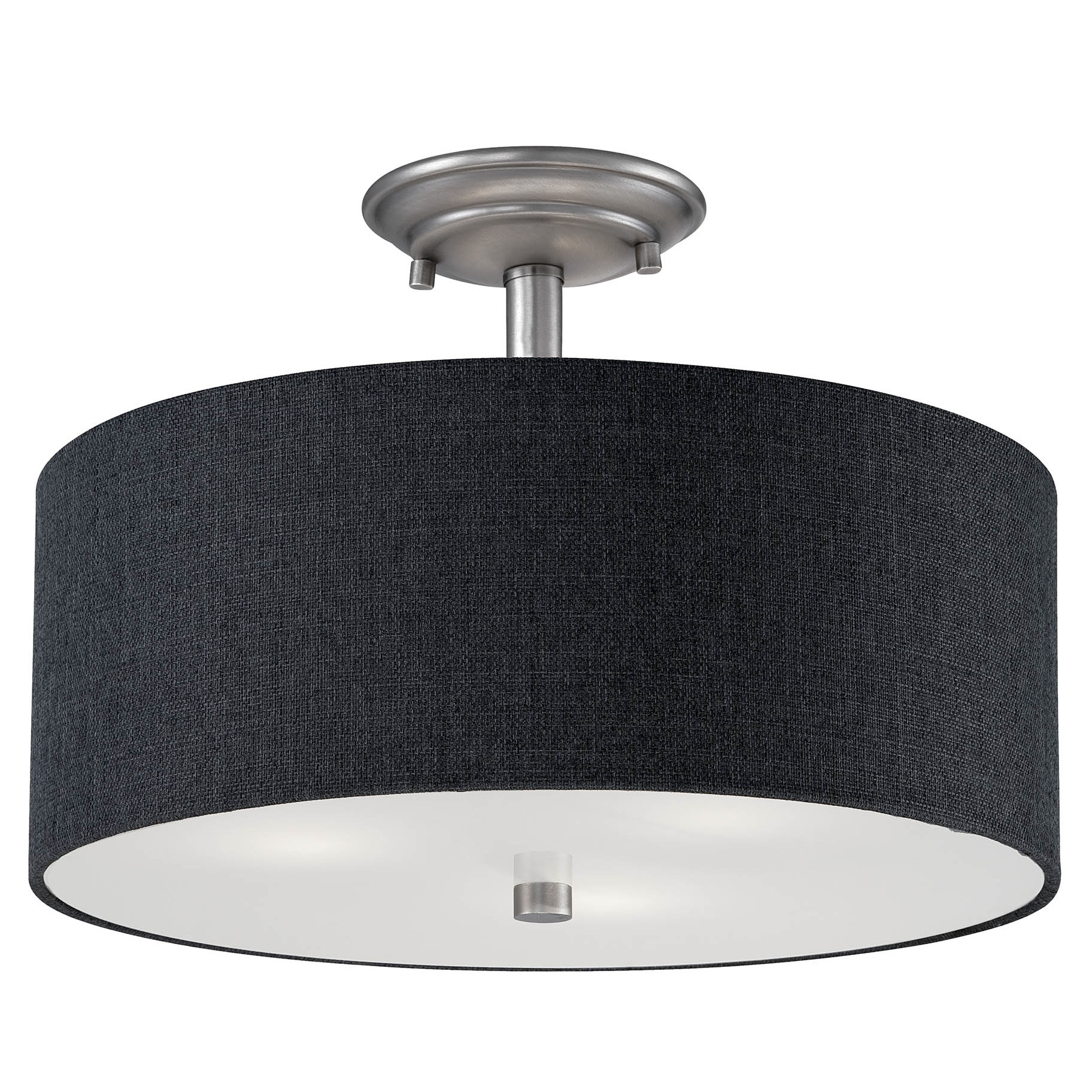 Millennium Lighting 3123 Pewter Jackson 3Light SemiFlush Ceiling