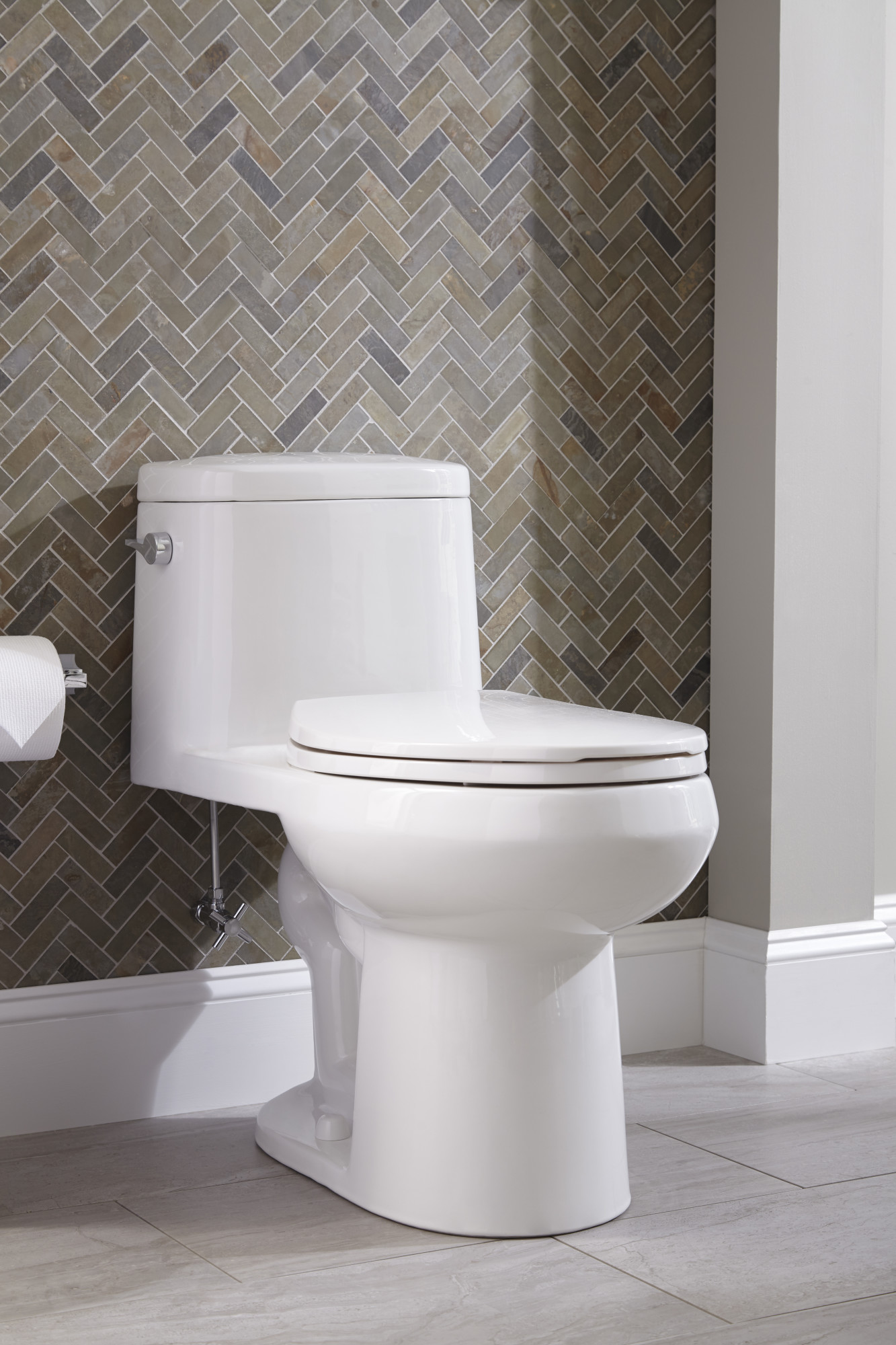 Mirabelle MIRSR241 1.28 GPF OnePiece Elongated Height Toilet White