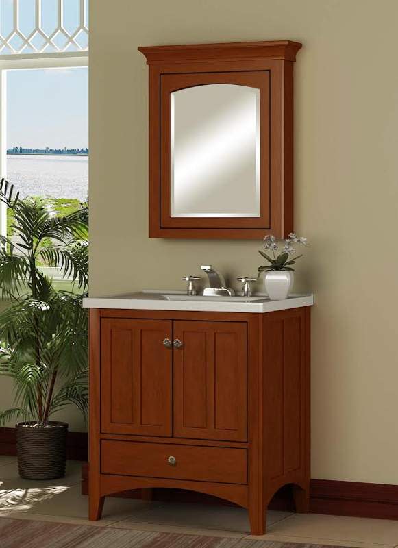 Miseno 30" Bathroom Vanity Set Stone Top and
